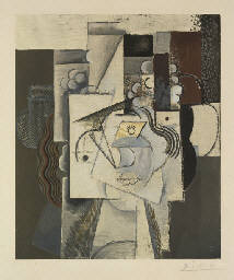 Artist: Pablo Picasso, Title: Le Chapeau aux Raisins 1965 - click for larger image