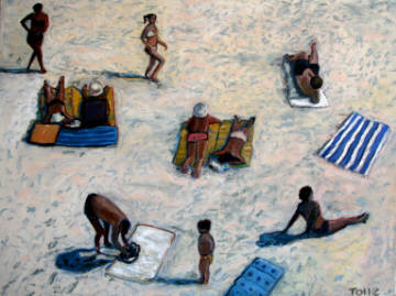 Artist: Pat Tolle, Title: Beach Culture - click for larger image