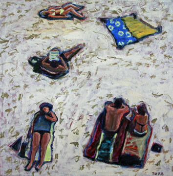 Artist: Pat Tolle, Title: Beach Culture Study - click for larger image