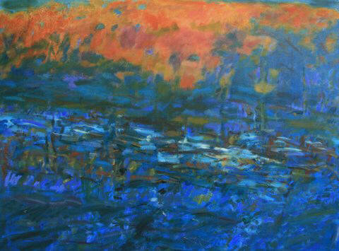 Artist: Pat Tolle, Title: Blue Swamp - click for larger image