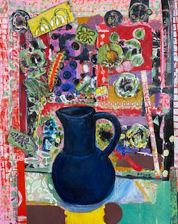 Artist: Pat Tolle, Title: Blue Vase  No. 2 - click for larger image
