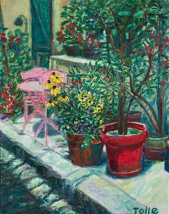 Artist: Pat Tolle, Title: Cadillac Street Garden   - click for larger image