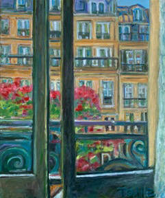 Artist: Pat Tolle, Title: Paris Hotel - click for larger image