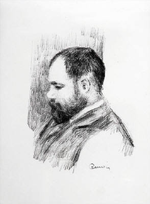 Artist: Pierre-Auguste  Renoir, Title: Ambrose Vollard - click for larger image