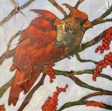 Artist: R. John (Bob) Ichter, Title: Cardinals - click for larger image