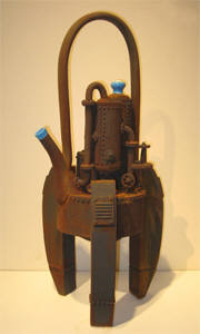 Artist: Randolph Silver, Title: Industrial Teapot - click for larger image