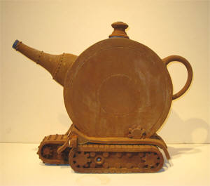 Artist: Randolph Silver, Title: Military Industrial Complex Teapot - click for larger image