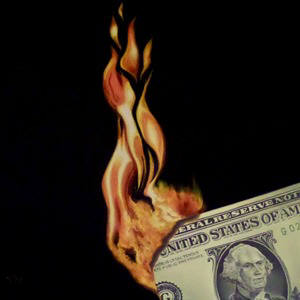 Artist: Ray Pelley, Title: Money to Burn - Washington - click for larger image