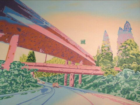 Artist: Ray Pelley, Title: Overpass Overture - click for larger image
