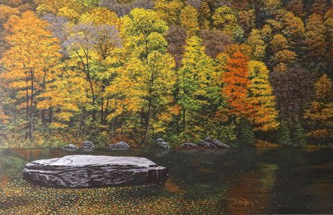 Artist: Ray Pelley, Title: Country "Seens" - A Quiet Moment - click for larger image