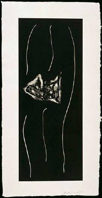 Artist: Robert Motherwell, Title: Soot-Black #6 - click for larger image