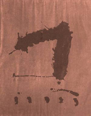 Artist: Robert Motherwell, Title: Unititled 1965-66  Spanish Refugee Aid Inc - click for larger image