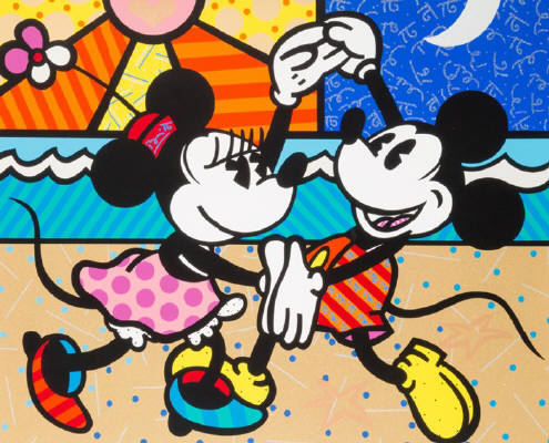 Artist: Romero Britto, Title: Mickey Mouse's Greatest Love 1997" - click for larger image
