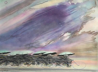 Artist: Shigeki Kuroda, Title: Purple Rain - click for larger image