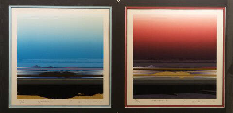 Artist: Tetsuro Sawada, Title: Spectrum I and II - 1990 - click for larger image