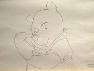 Artist:  The Art of Disney, Title: Pooh Gesturing with Right Hand - click for larger image