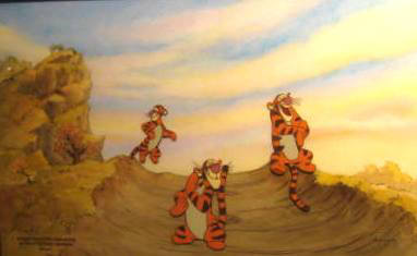 Artist:  The Art of Disney, Title: Tigger - The Tigger Movie - click for larger image