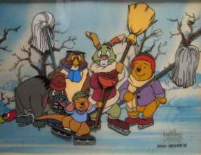 Artist:  The Art of Disney, Title: Winnie the Pooh TV on Ice - click for larger image