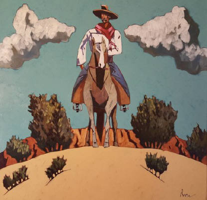 Artist: Thom Ross, Title: Cowboy - click for larger image