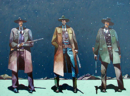 Artist: Thom Ross, Title: Moonlight Trio - click for larger image