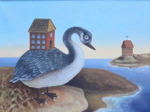 Artist: Wendy Wees, Title: Gray Goose - click for larger image