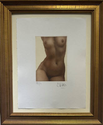 Artist: Willi Kissmer, Title: Framed Example Kleiner Halbkt III  1997 - click for larger image