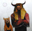 Thom Ross - Buffalo Man and Dog
