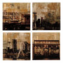 Brooke Westlund - Seattle Gold Suite - BWGold4 (set of 4) To Be Ordered Only