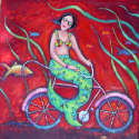 Debbie Tomassi - Mermaid on Bicycle