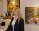 Gallery Event Photos - How come these aren't Thom Ross paintings behind me?
