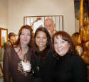 Gallery Event Photos - Karen and Char pose with our Italian connection Vanessa, Welcome!