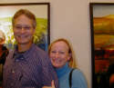 Gallery Event Photos - Still happy after all these years, gallery patrons Carl and Darcy enjoying Liang Wei's show