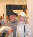 Gallery Event Photos - You'd think they were a couple...very nice to have the cowboy participation