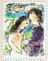Marc Chagall - At the Dawn of Love 