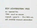 Roy Lichtenstein - As I Open Fire (Triptych)